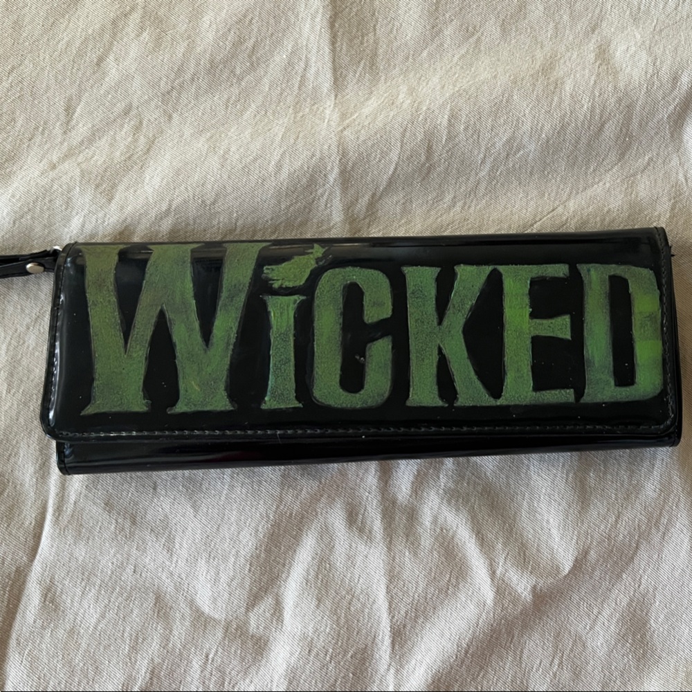 Nordstrom Black and Green Clutch
